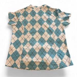 Obla Women's Golf Polo Shirt V-Neck Short Sleeve Collarless Quick Dry